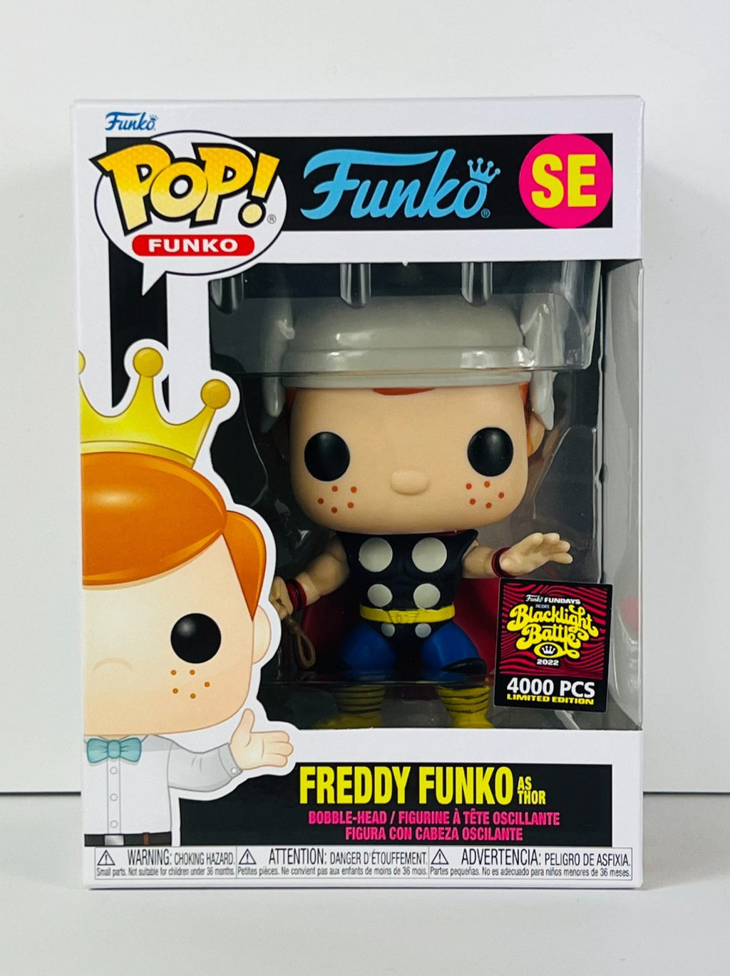 Funko POP Vinyl - Blacklight Battles - Freddy Funko as Thor - #SE 4000 Pcs
