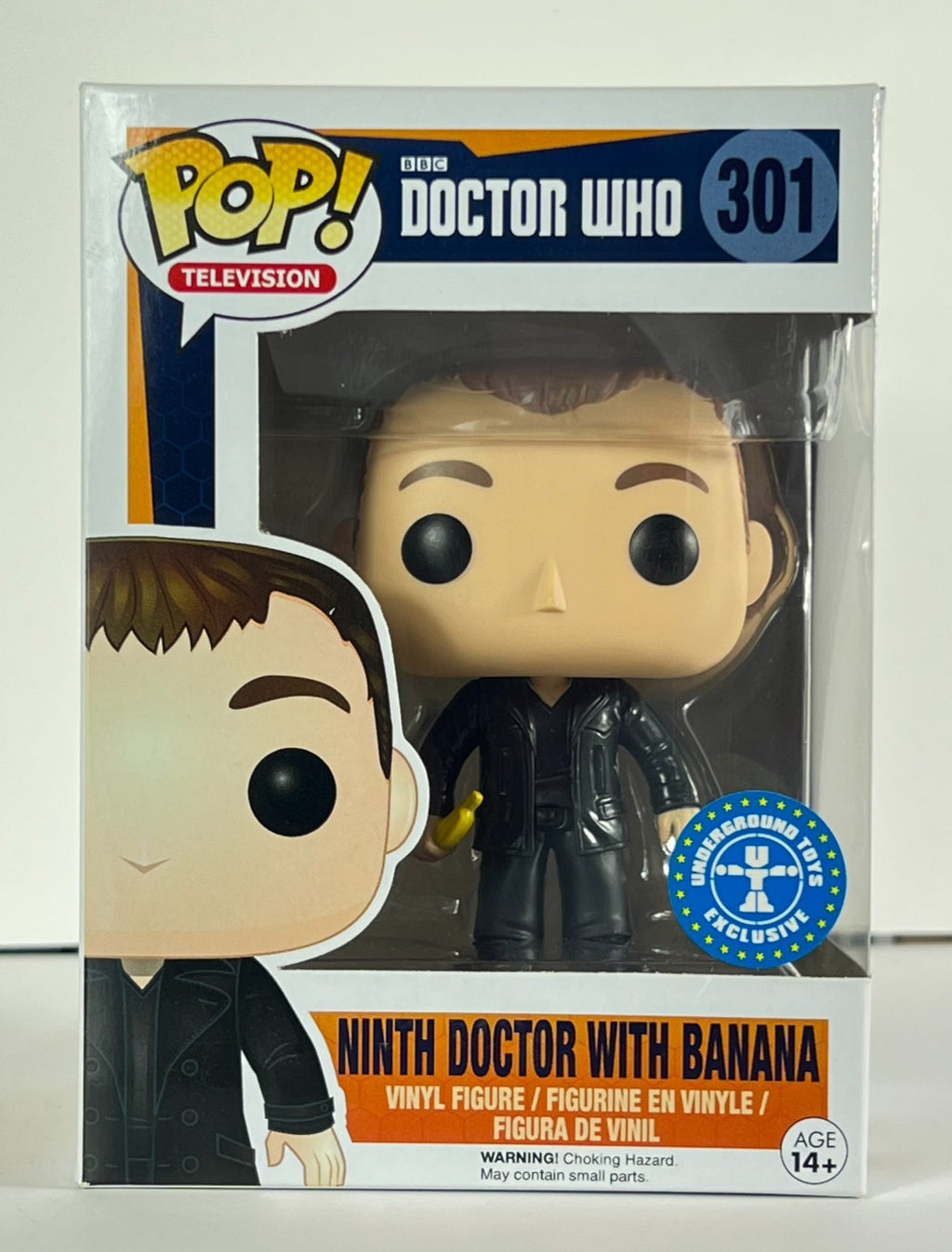 Funko POP Vinyl - Television - Doctor Who - Ninth Doctor With Banana - #301