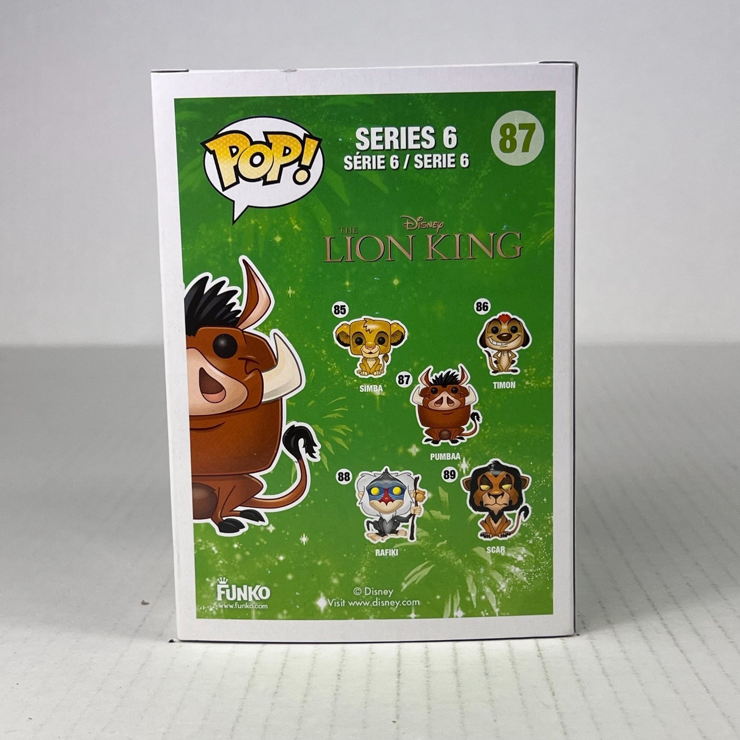 Funko POP Vinyl - Disney - Lion King - Pumbaa - #87