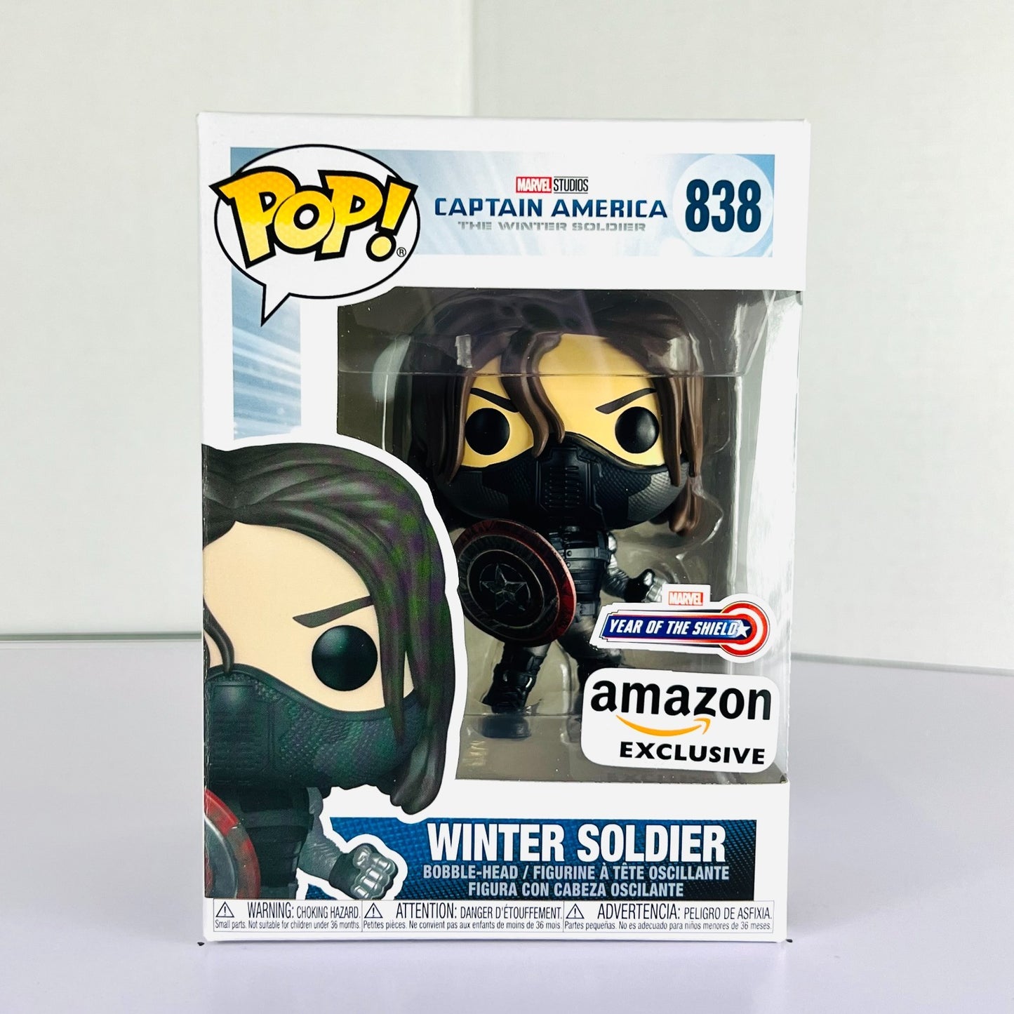Funko POP Vinyl - Marvel - Captain America - Winter Soldier #838 Amazon