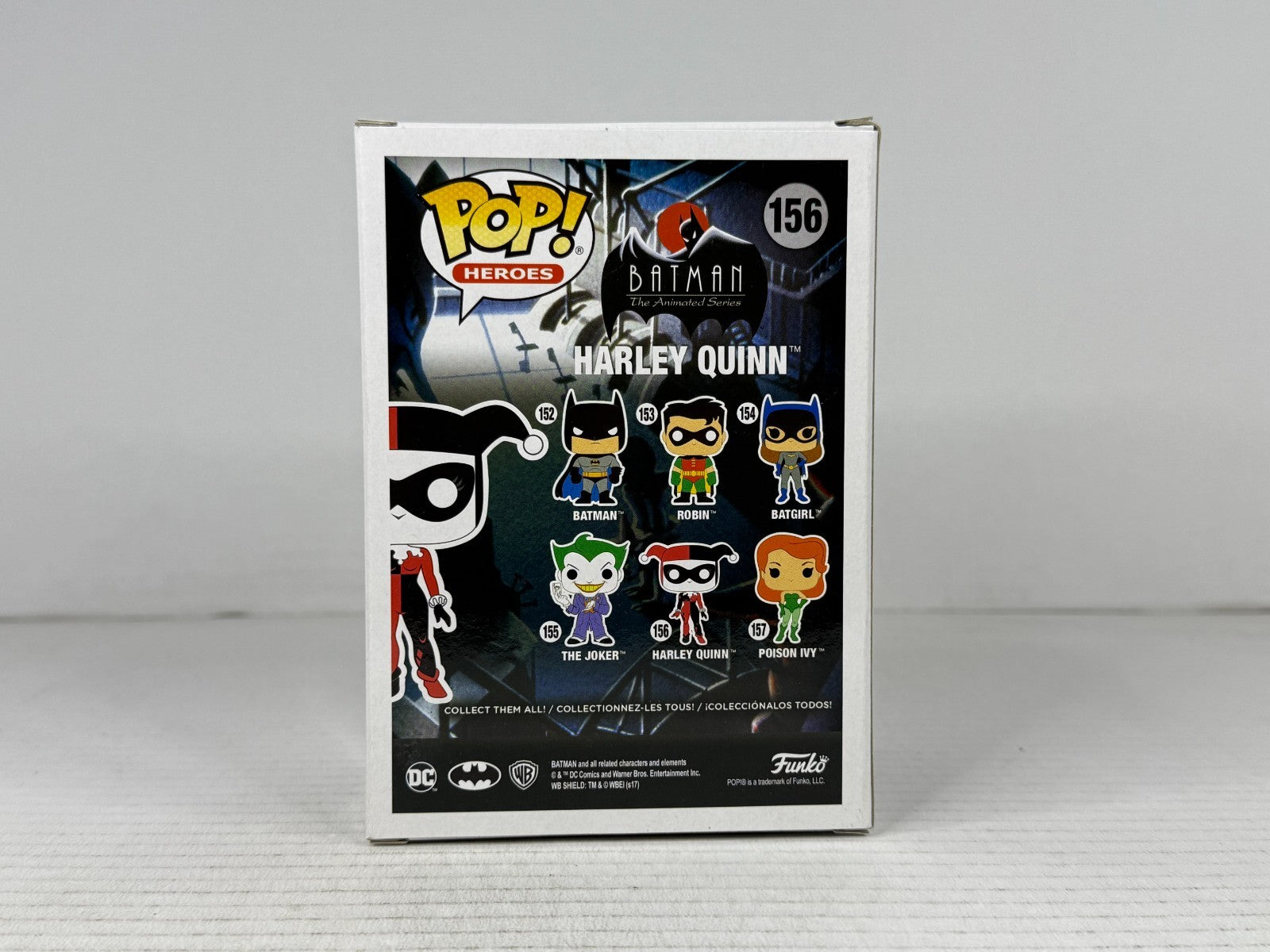 Funko POP Vinyl - Heroes - Batman - Harley Quinn - #156 Diamond EMP Hot Topic