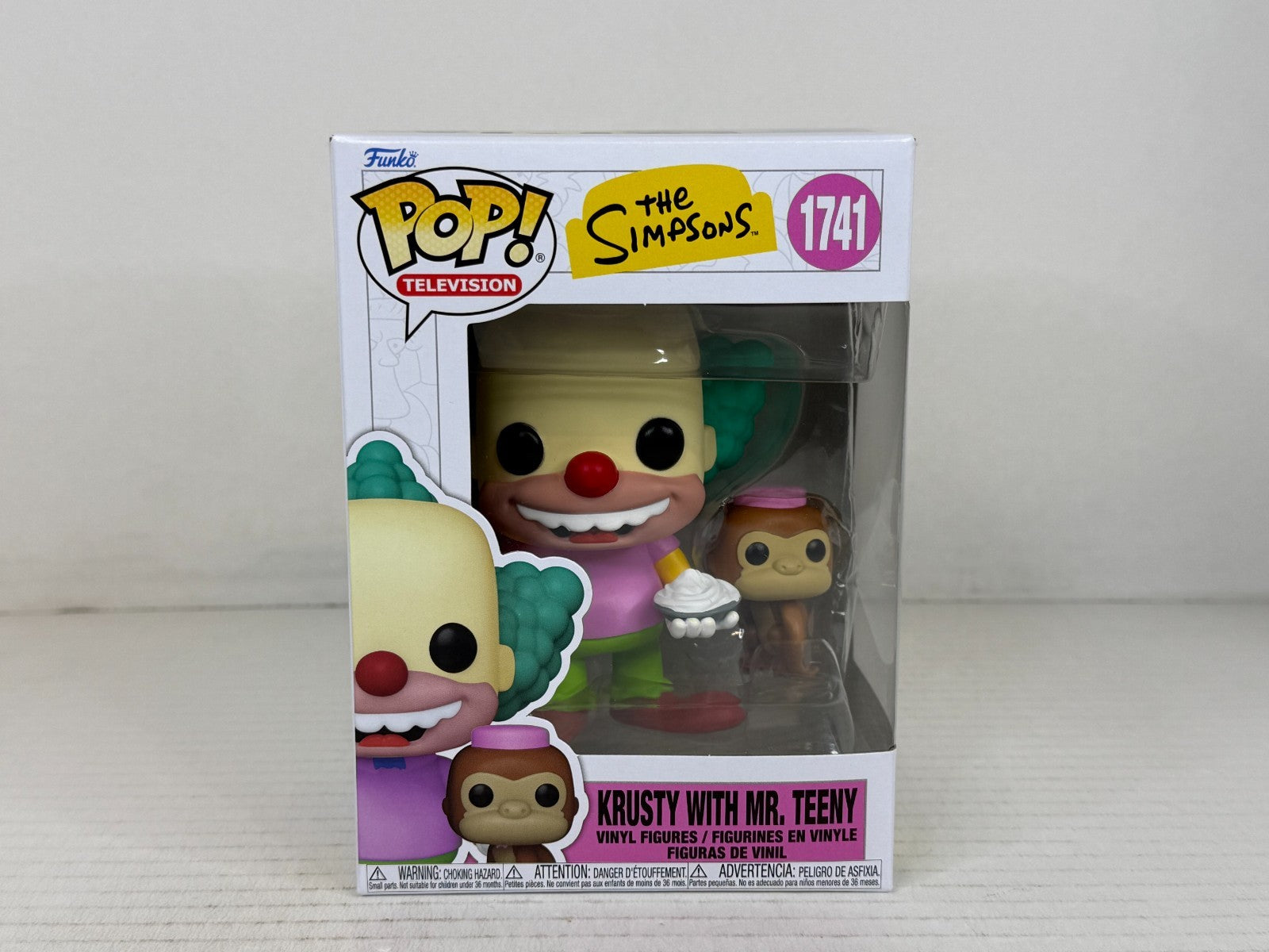 Funko POP Vinyl - Television - The Simpsons - Krusty With Mr Teeny - #1741