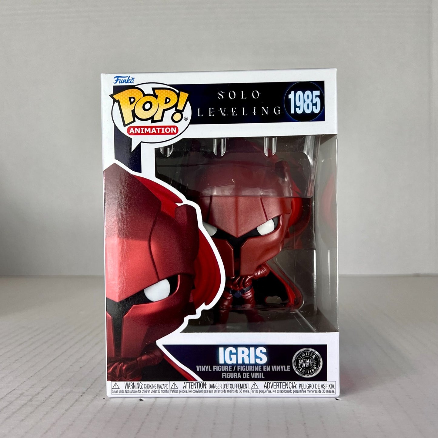 Funko POP Vinyl - Animation - Solo Leveling - Igris #1985 GITD Metallic Chase 2