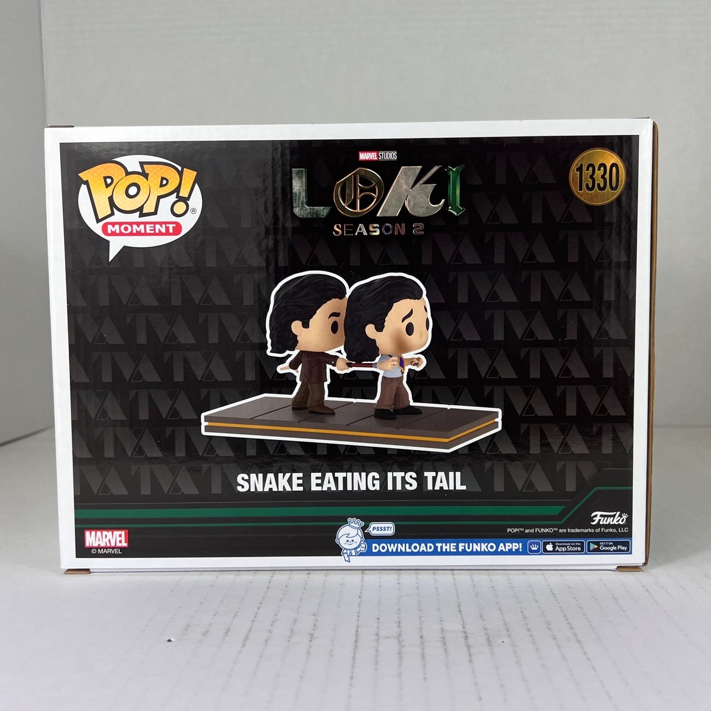 Funko POP Vinyl - Moments - Marvel - Loki - Snake Eating Its Tail - #1330