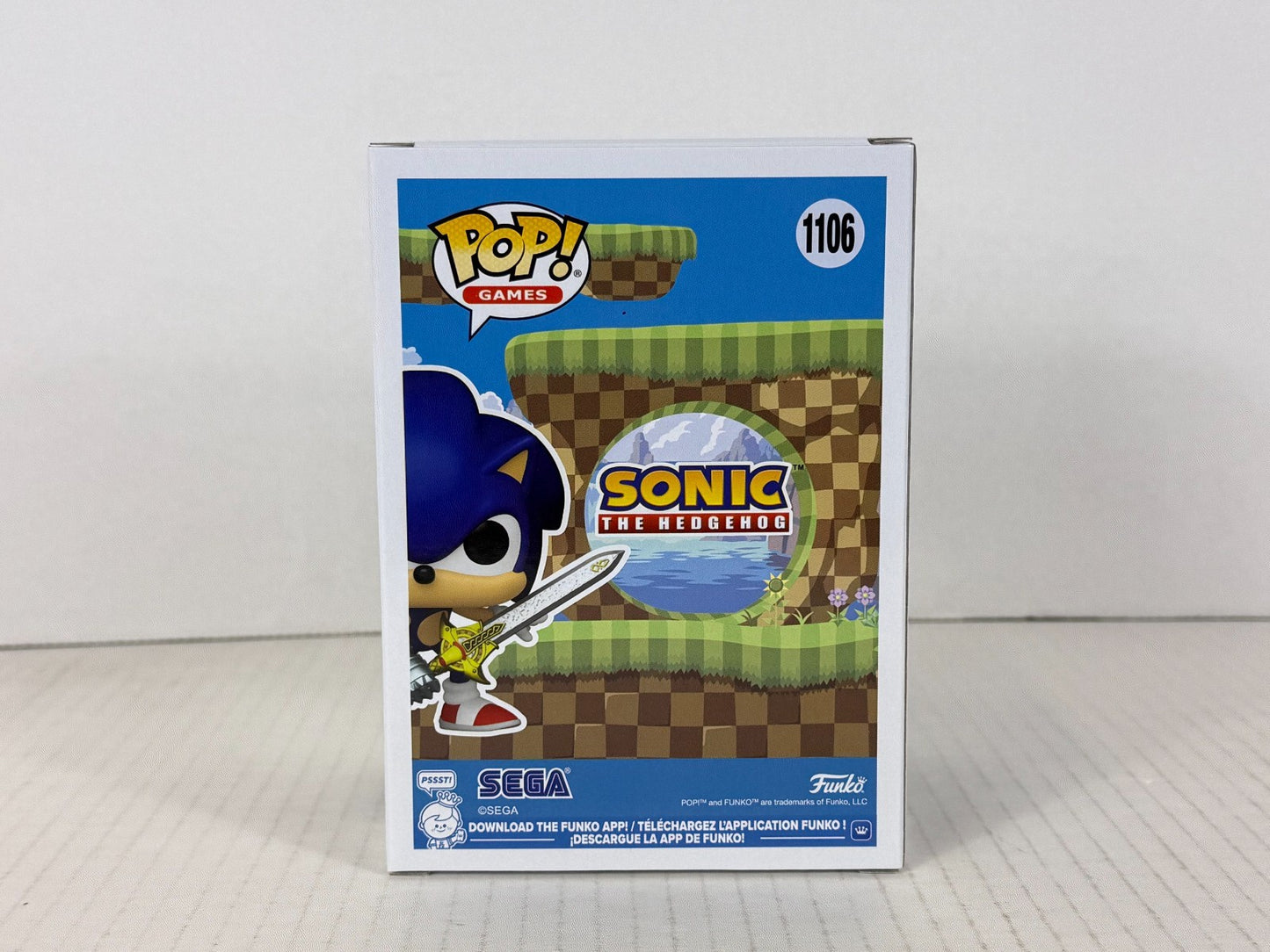 Funko POP Vinyl - Games - Sonic The Hedgehog - Sonic With Caliburn - #1106