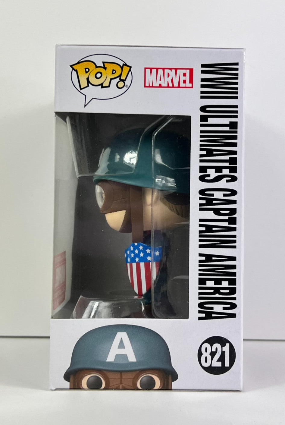 Funko POP Vinyl - Marvel - WWII Ultimates Captain America - #821 Collector Corps