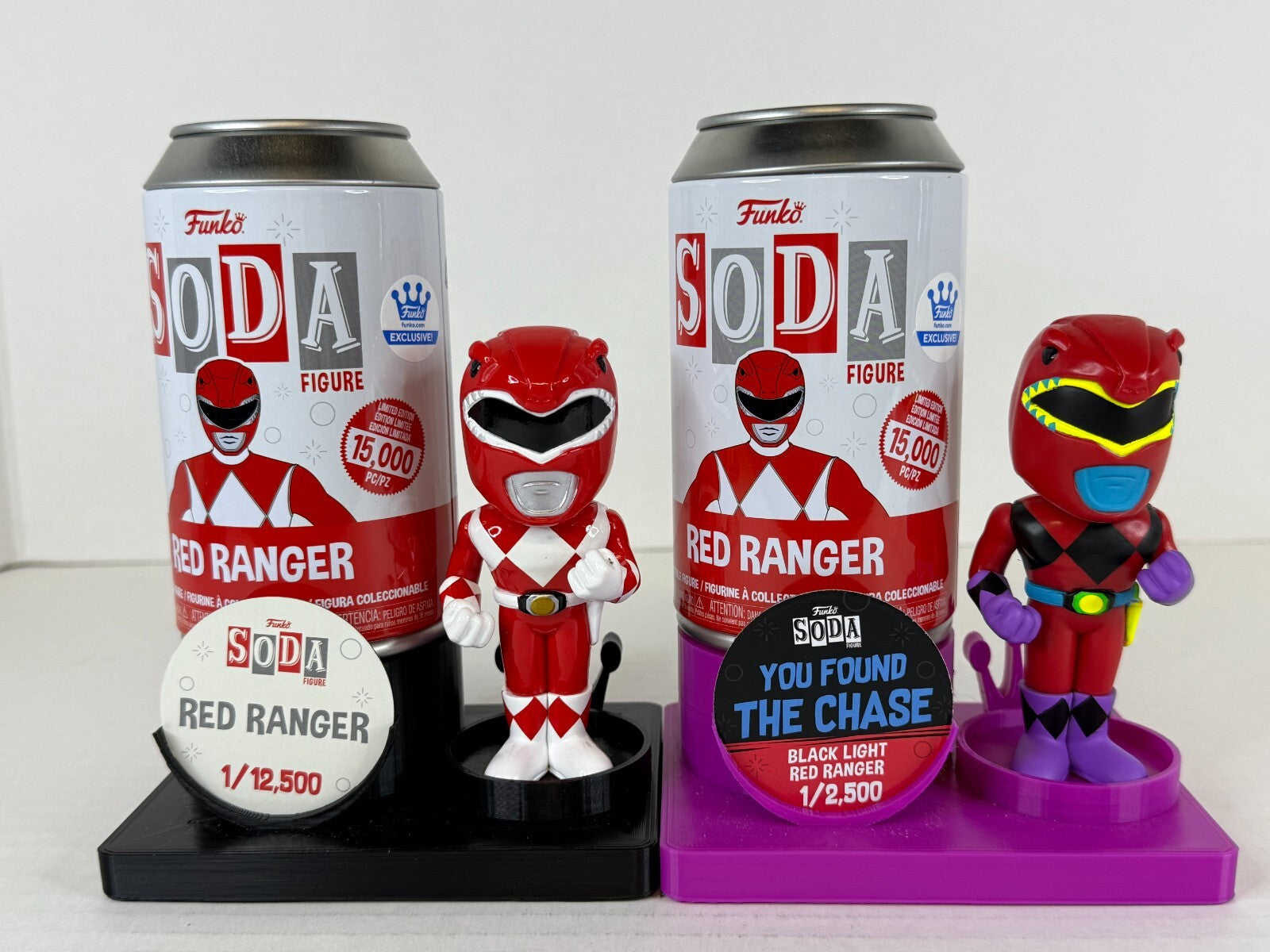 Funko POP Soda - Power Rangers - Red Ranger - Common and Chase Set - 15000 Pcs