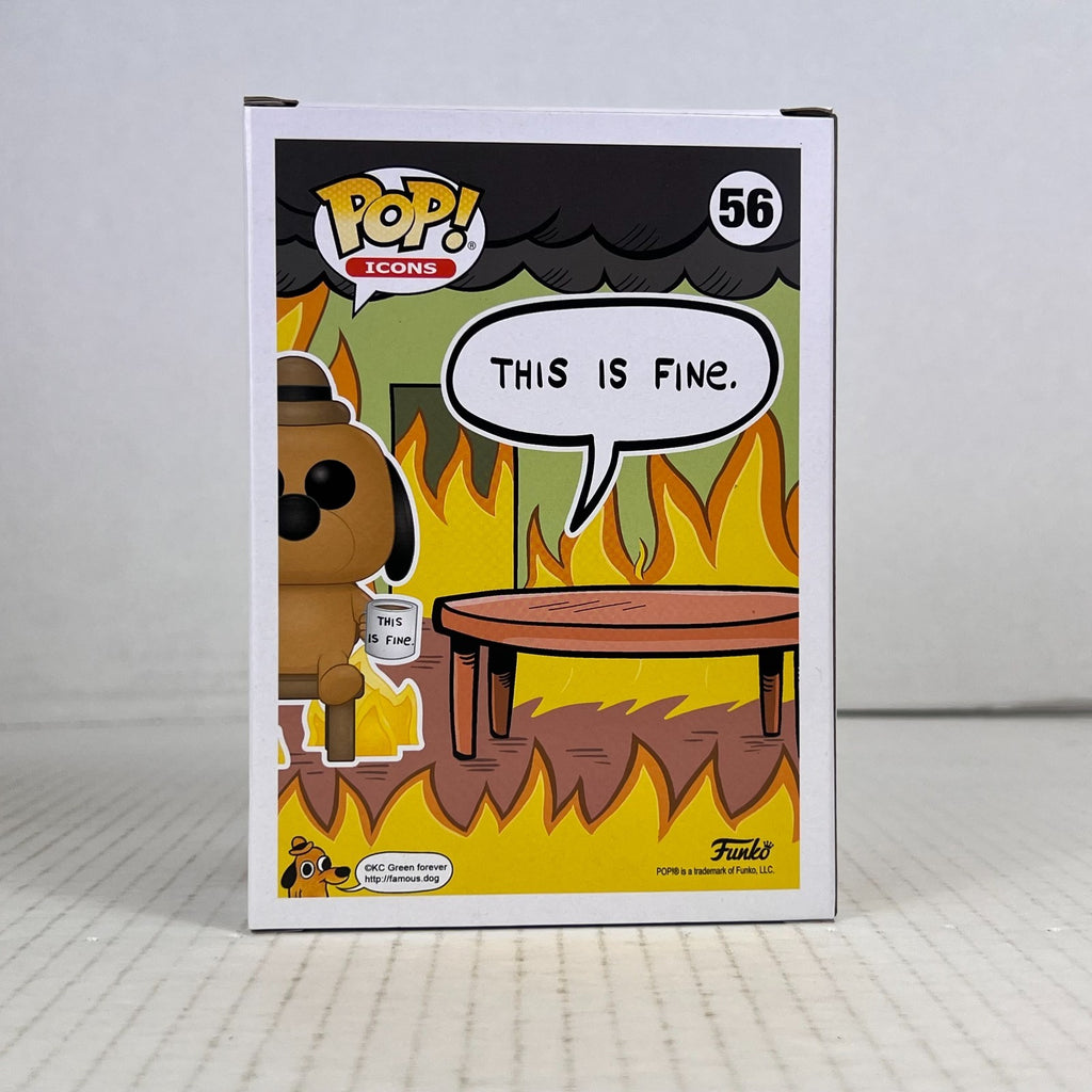 Funko POP Vinyl - Icons - This is Fine Dog - #56