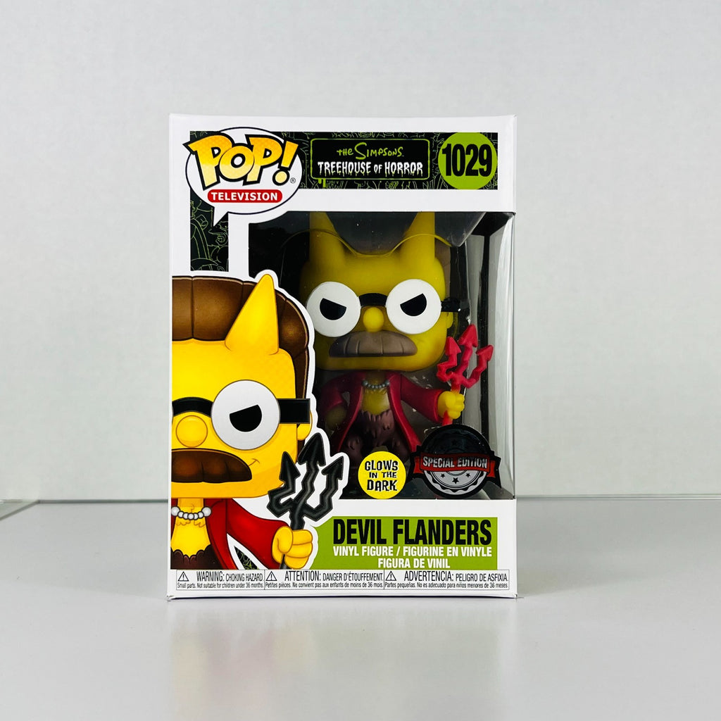 Funko POP Vinyl - Television - The Simpsons - Devil Flanders - #1029 GITD