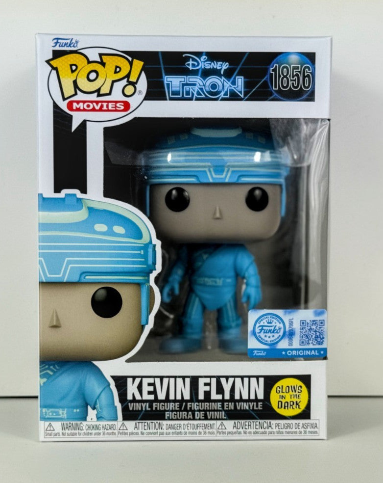 Funko POP Vinyl - Movies - Disney - Tron - Kevin Flynn - #1856 GITD