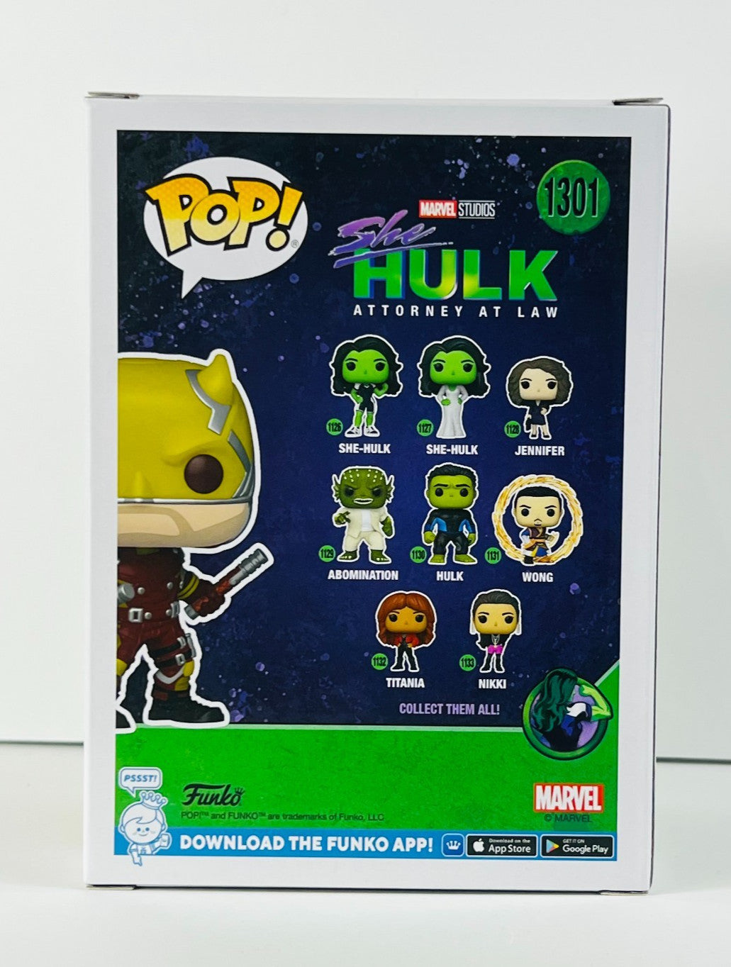 Funko POP Vinyl - Marvel - Hulk Attorney At Law - Daredevil - #1301 [2]