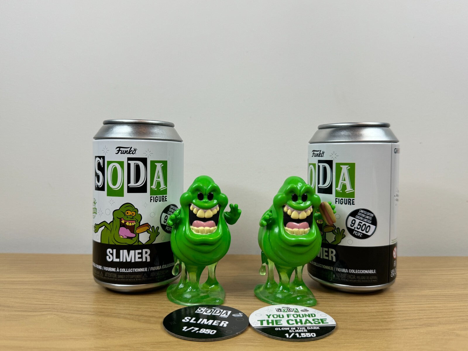 Funko POP Soda - Ghostbusters - Slimer - Common and Chase Set - 9500 Piece