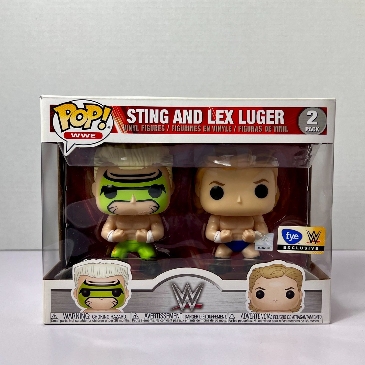 Funko POP Vinyl - WWE - Sting And Lex Luger - 2 Pack FYE Exclusive
