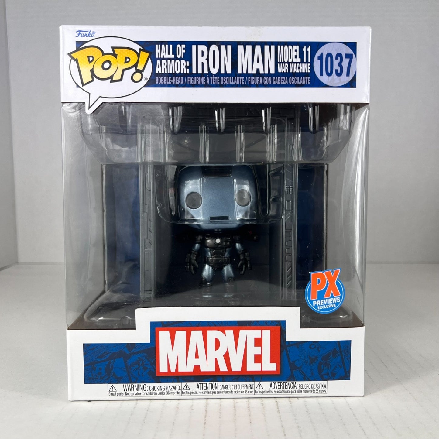 Funko POP Vinyl - Deluxe - Marvel - Hall Of Armor - Iron Man Model 11 - #1037