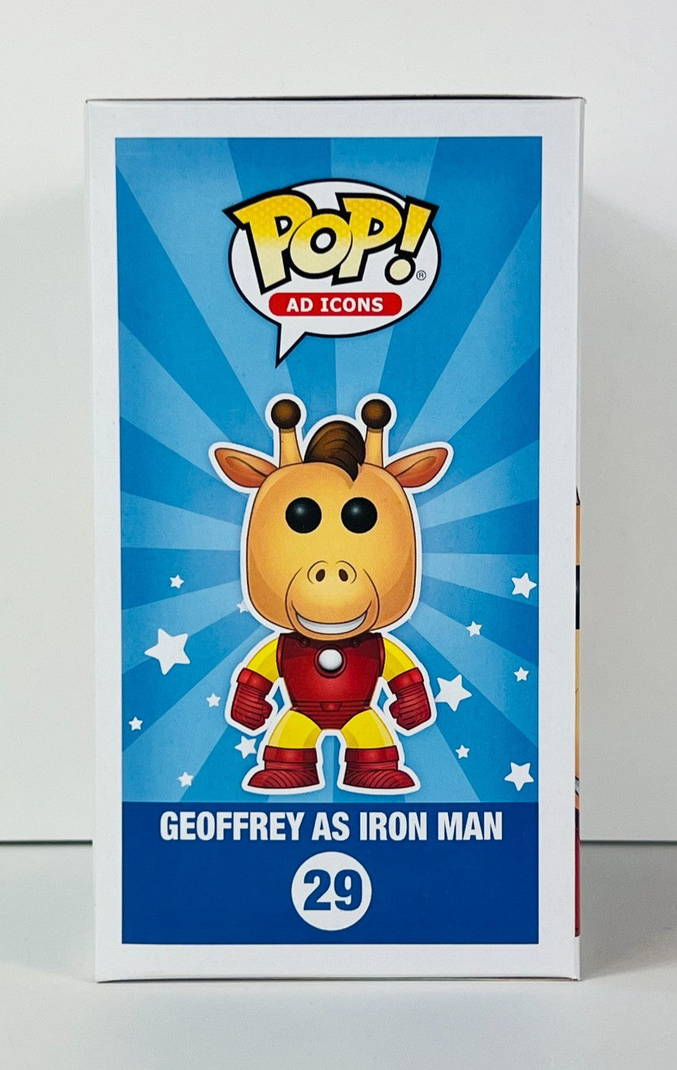Funko POP Vinyl - Ad Icons - ToysRUs Marvel - Geoffrey As Iron Man #29 Canadian