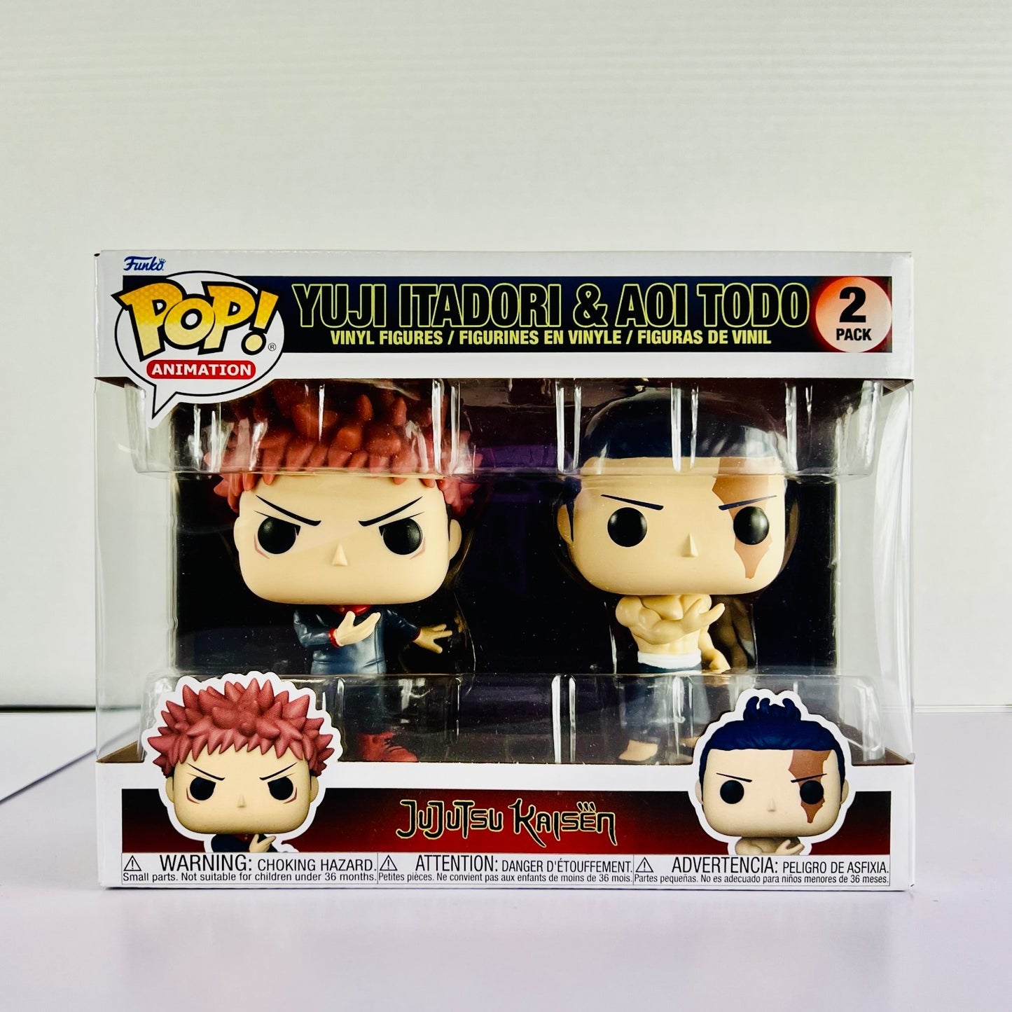 Funko POP! Vinyl - Animation - Jujutsu Kaisen - Yuji Itadori & Aoi Todo - 2 Pack