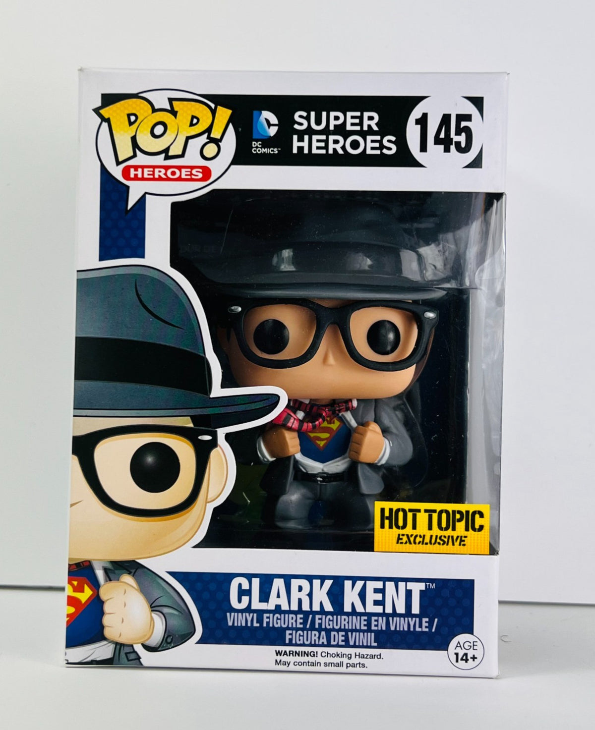 Funko POP Vinyl - Heroes - DC Super Heroes - Clark Kent - #145 Hot Topic