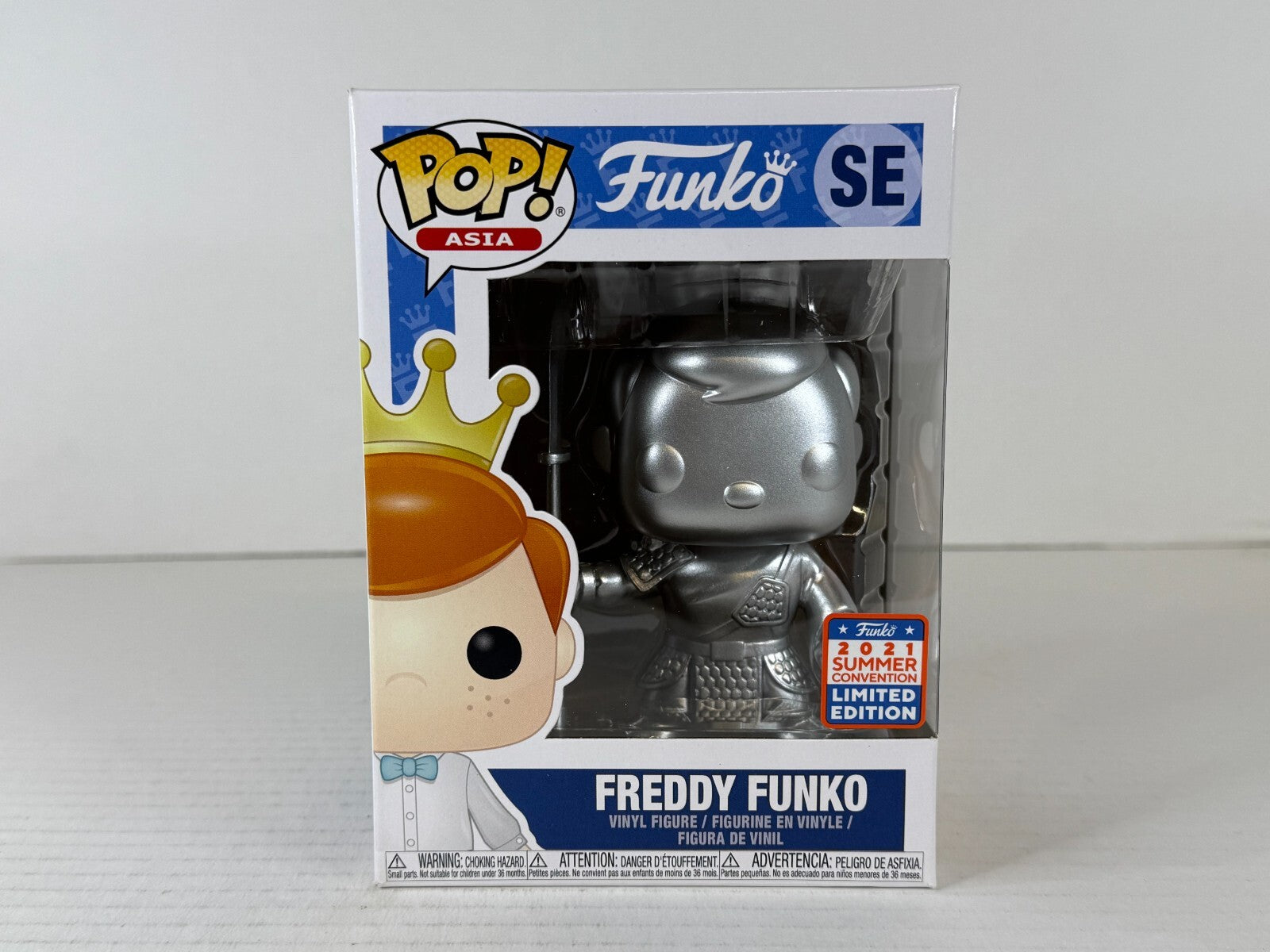 Funko POP Vinyl - Asia - Freddy Funko - Guan Yu SE - SC 2021 Silver Chrome