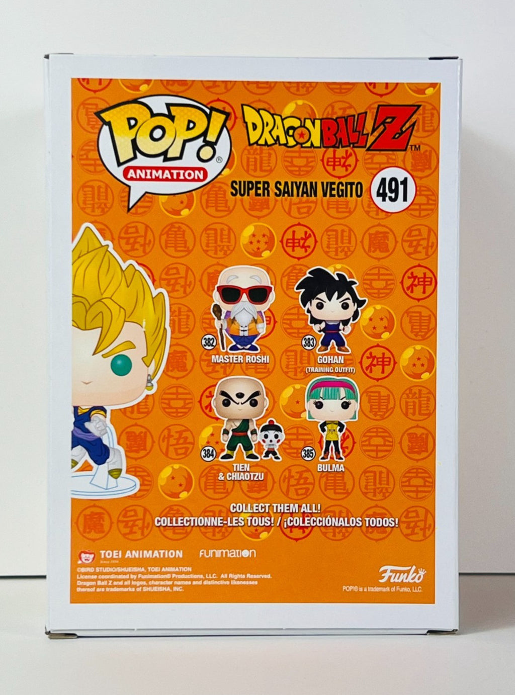 Funko POP Vinyl - Animation - Dragonball Z - Super Saiyan Vegito - #491 AAA Excl