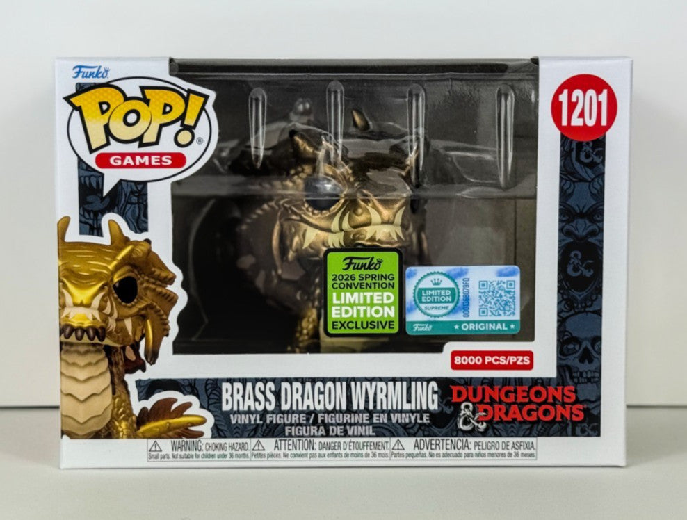 Funko POP Vinyl - Games - Dungeon & Dragons - Brass Dragon Wyrmling - #1201