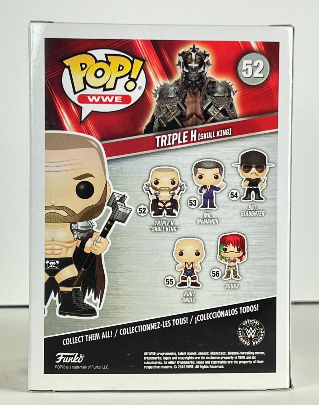 Funko POP Vinyl - WWE - Triple H Skull King - #52 Chase
