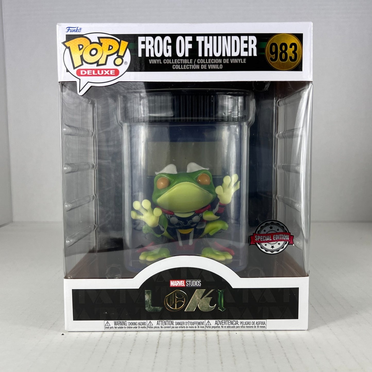 Funko POP Vinyl - Deluxe - Marvel - Loki - Frog Of Thunder - #983