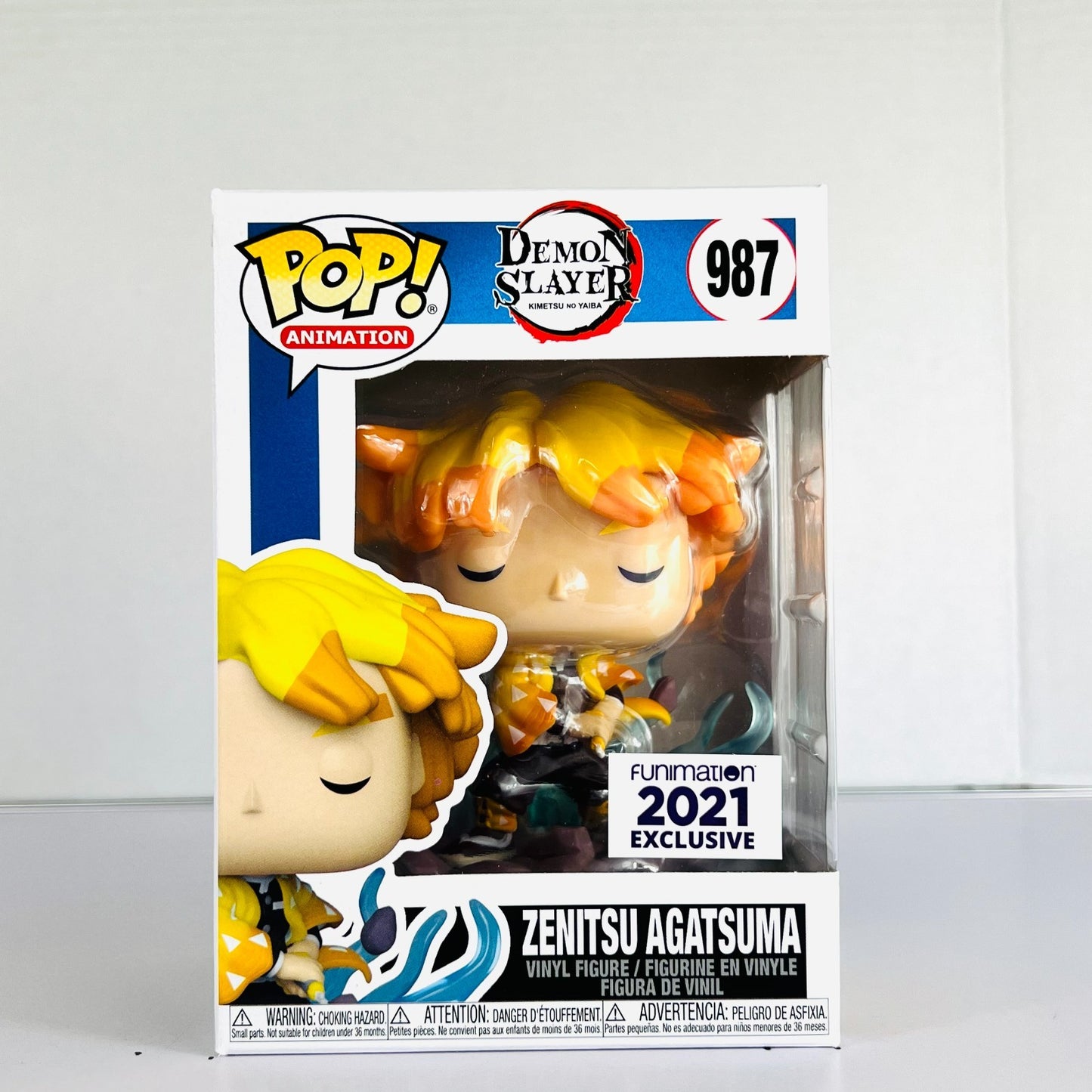 Funko POP Vinyl - Animation - Demon Slayer - Zenitsu Agatsuma - #987 Funimation