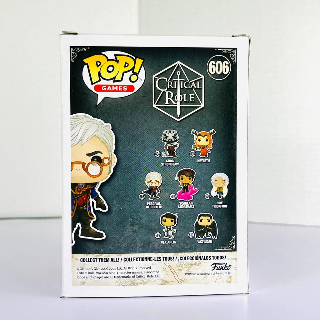 Funko POP Vinyl - Games - Critical Role - Percival De Rolo III - #606