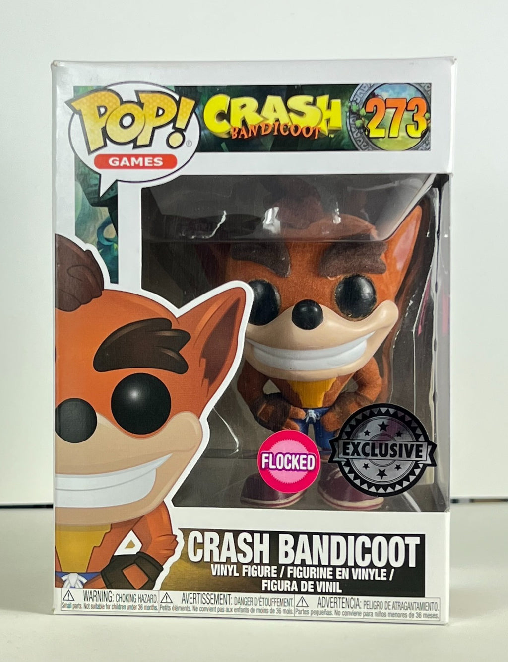Funko POP Vinyl - Games - Crash Bandicoot - #273 Flocked