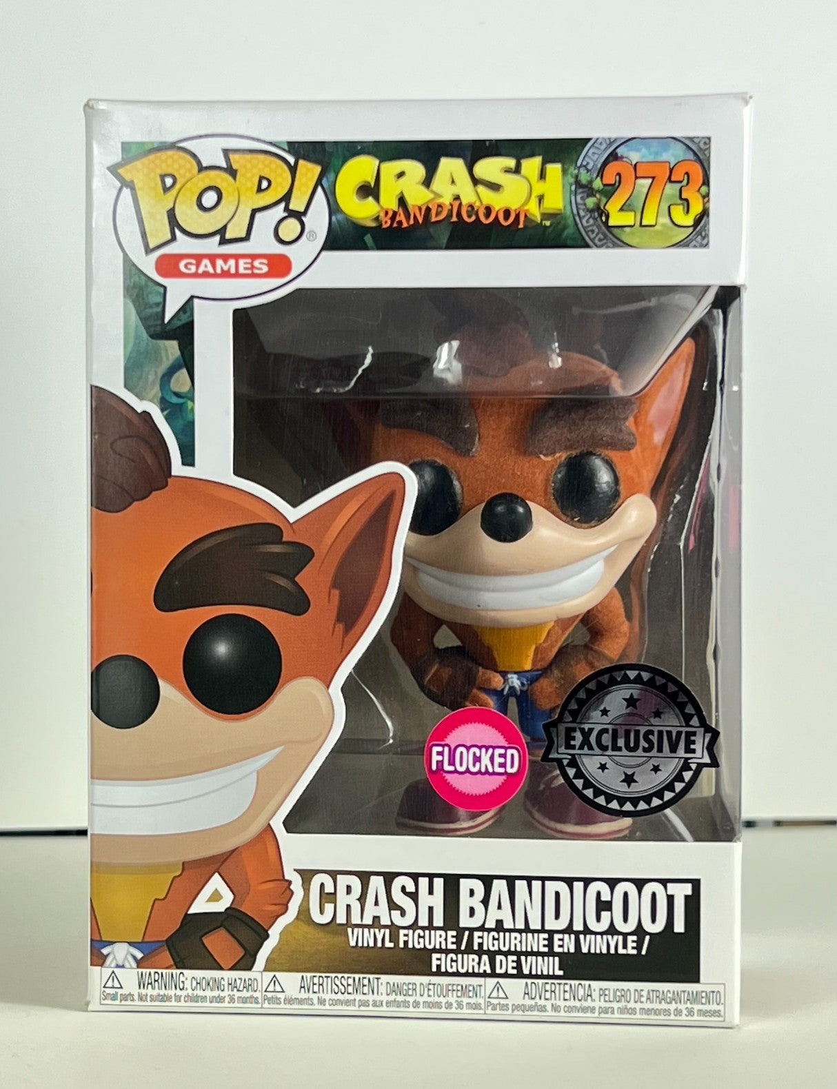 Funko POP Vinyl - Games - Crash Bandicoot - #273 Flocked