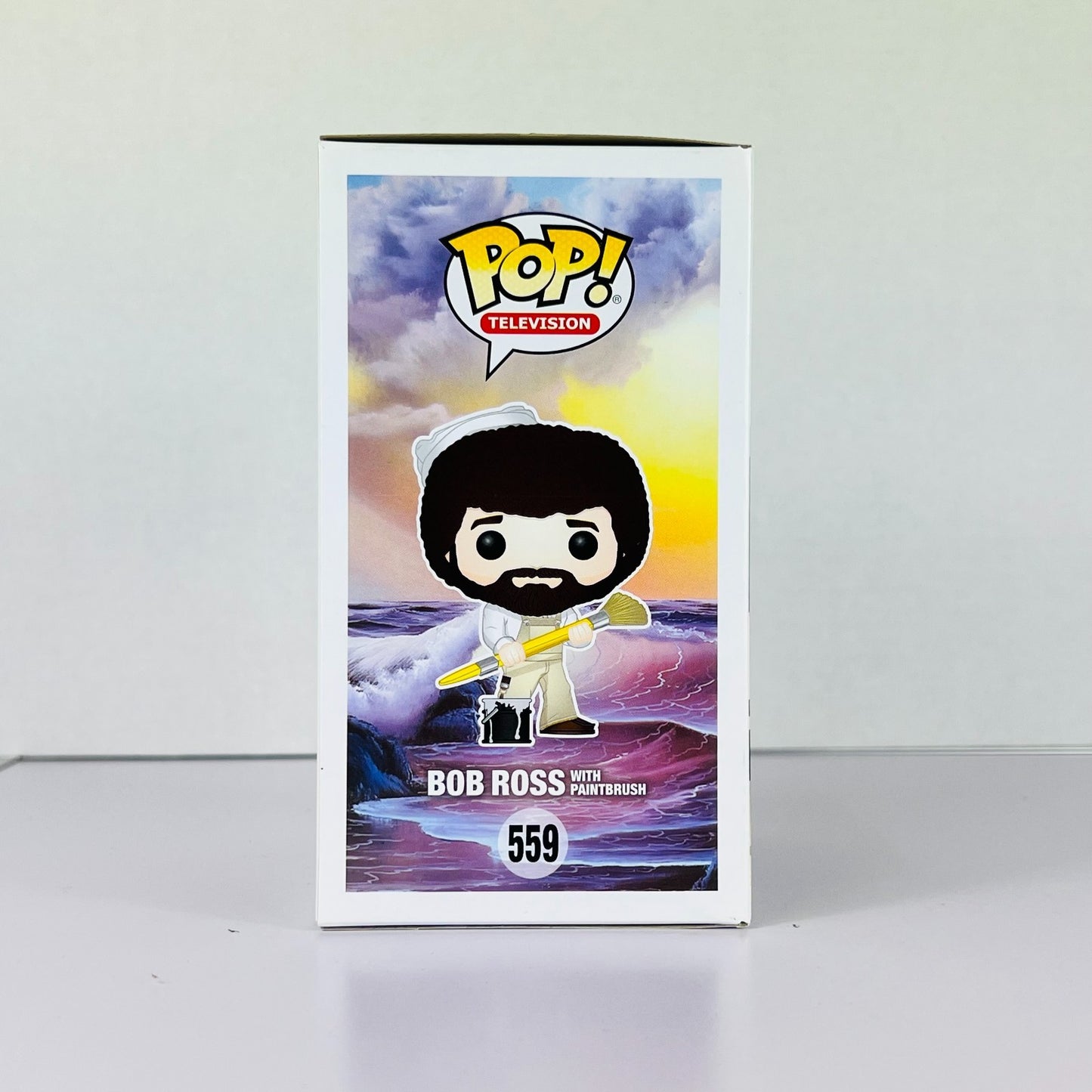 Funko POP Vinyl - Television - Joy Of Painting - Bob Ross With Paintbrush - #559
