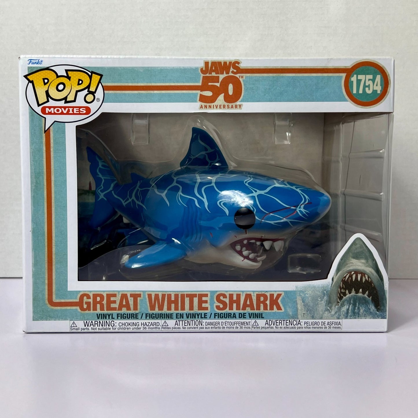 Funko POP Vinyl - Movies - Jaws 50th Anniversary - Great White Shark - #1754