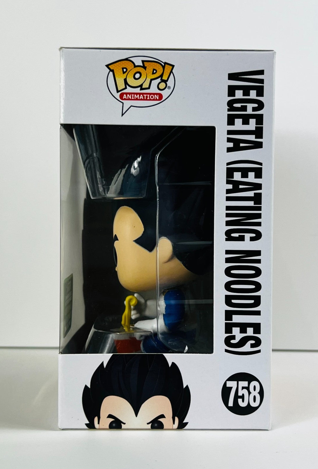 Funko POP Vinyl - Animation - Dragonball Z - Vegeta Eating Noodles #758 SC 2020