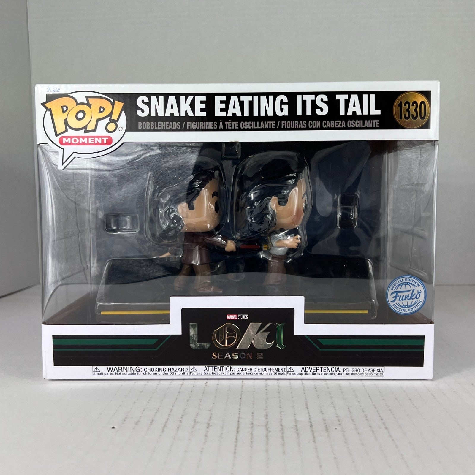 Funko POP Vinyl - Moments - Marvel - Loki - Snake Eating Its Tail - #1330