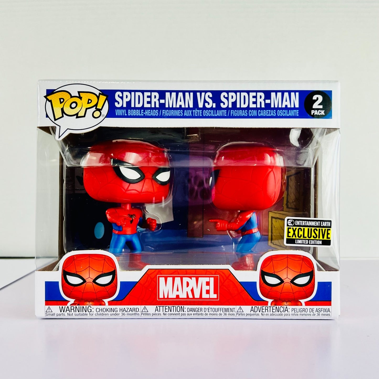 Funko POP! Vinyl - Marvel - Spider-Man Vs Spider-Man - 2 Pack EE Exclusive