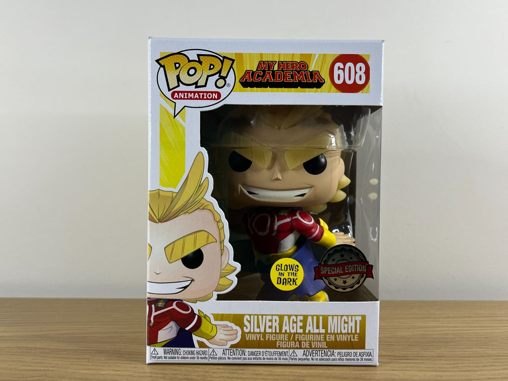 Funko POP Vinyl - My Hero Academia - Silver Age All Might - #608 GITD 2
