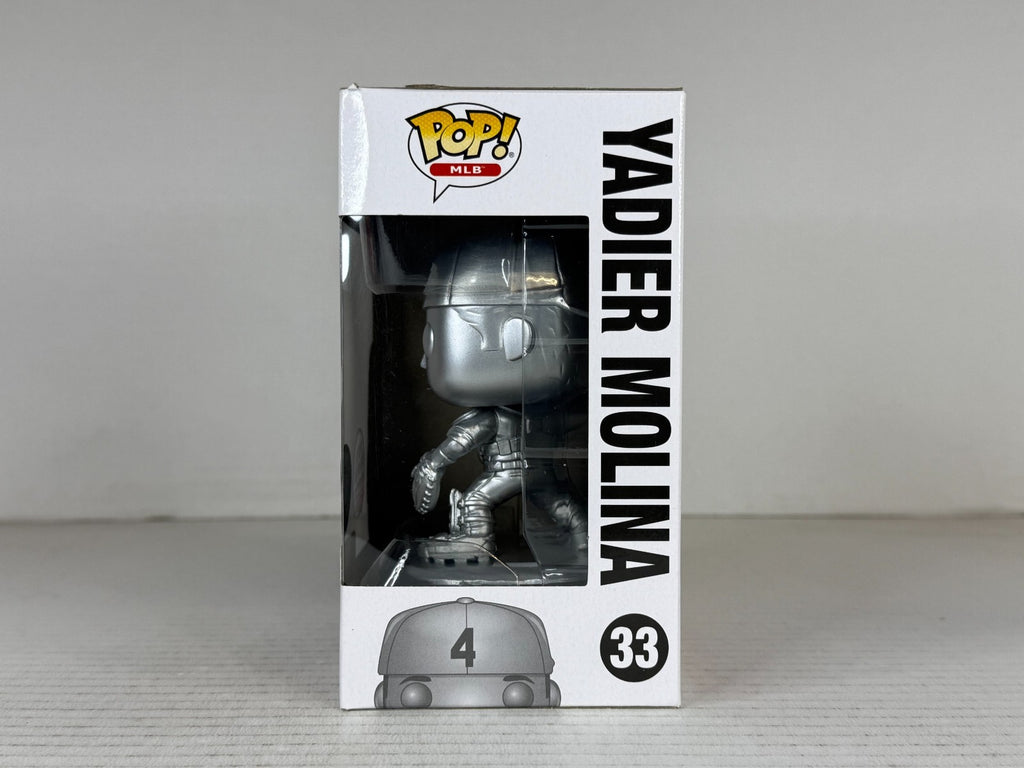 Funko POP Vinyl - MLB -  Cardinals - Yadier Molina #33 - 400 Pcs Silver Chrome 2