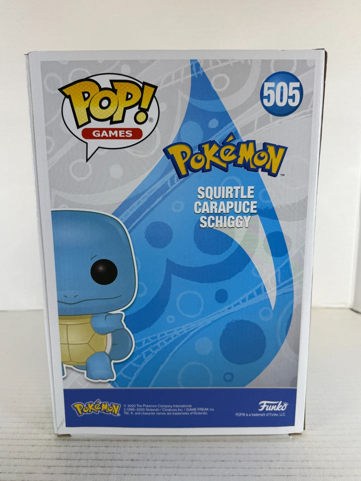 Funko POP Vinyl - Games - Pokemon - Squirtle - #505 - 10" Inch