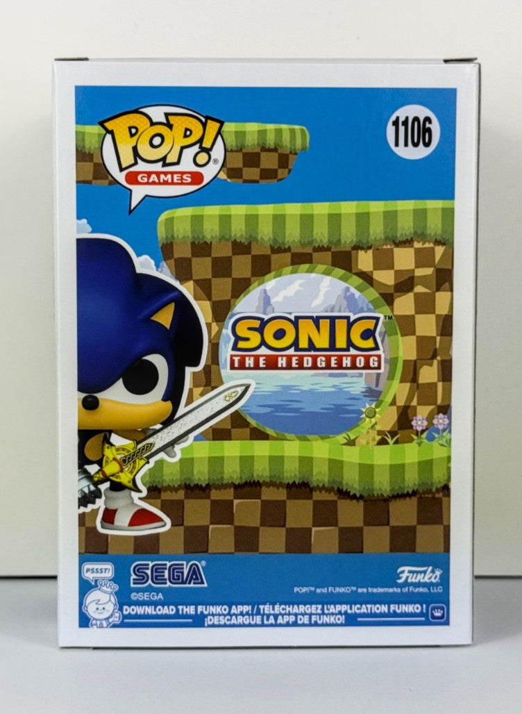 Funko POP Vinyl - Games - Sonic The Hedgehog - Sonic With Caliburn - #1106