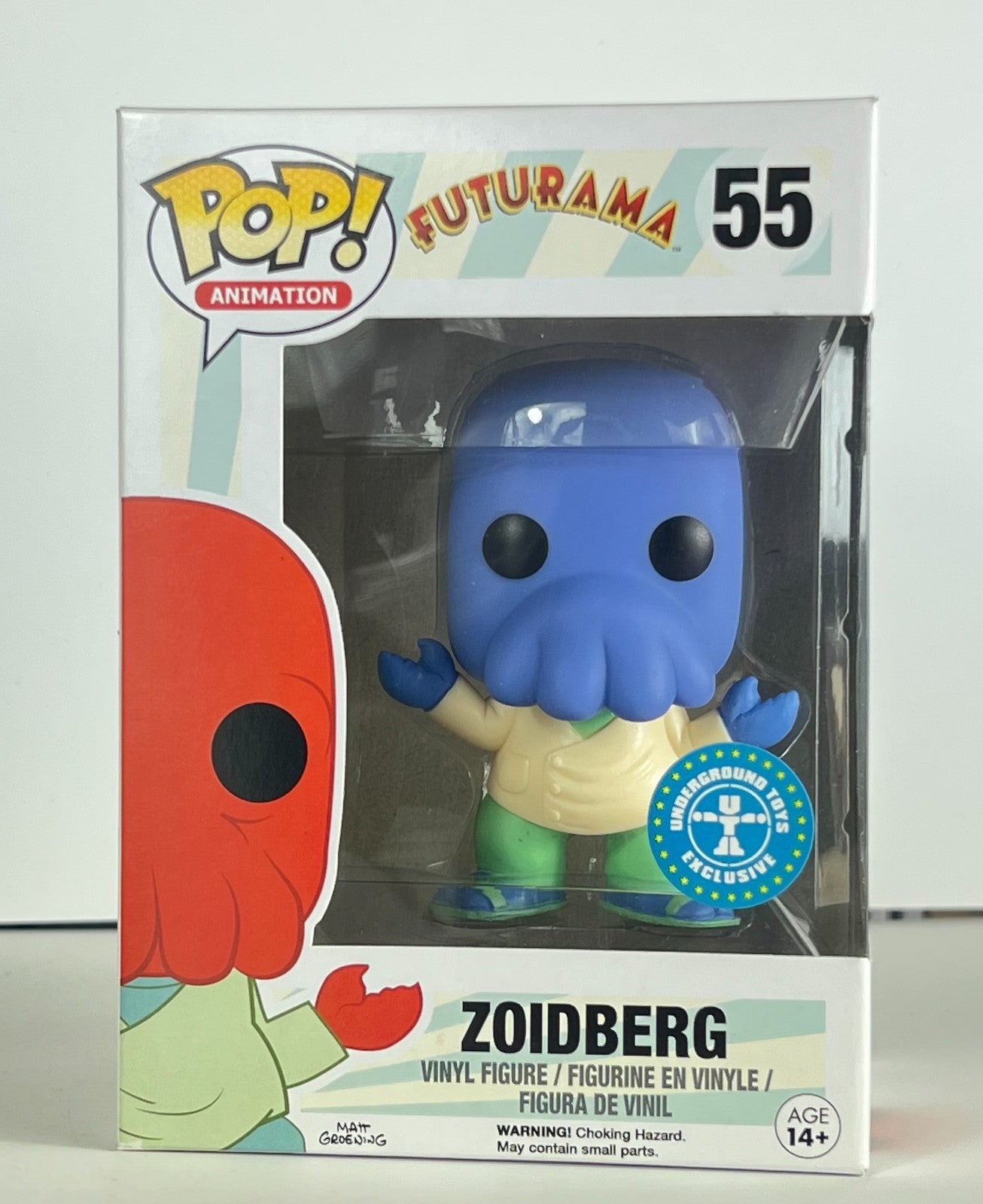 Funko POP Vinyl - Animation - Futurama - Zoidberg - #55 Underground Toys