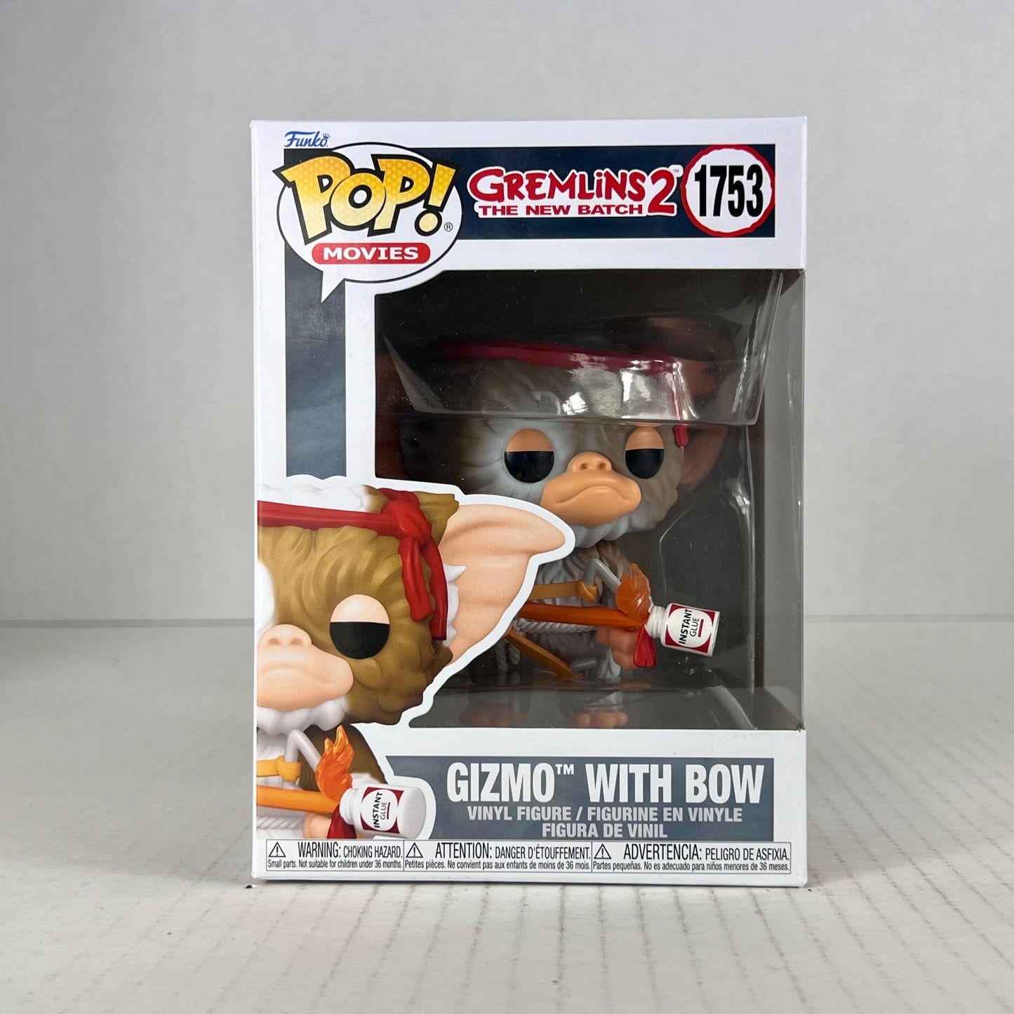 Funko POP Vinyl - Movies - Gremlins 2 The New Batch - Gizmo With Bow - #1753