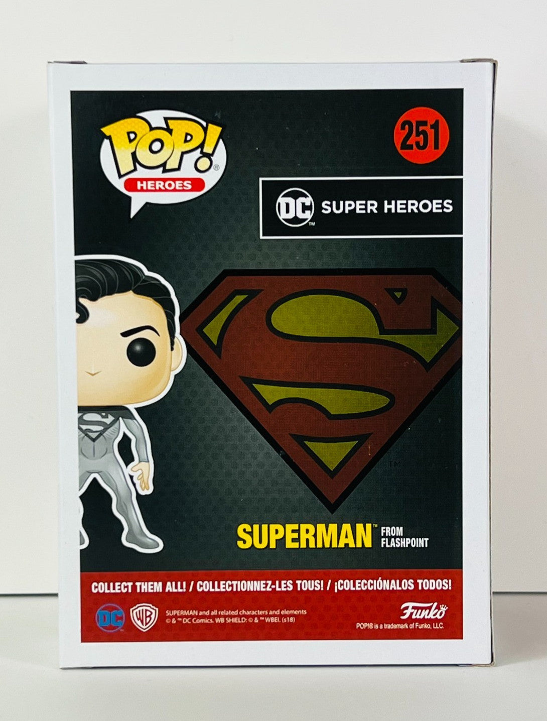 Funko POP Vinyl - Heroes - DC - Superman From Flashpoint - # 251 GITD Chase