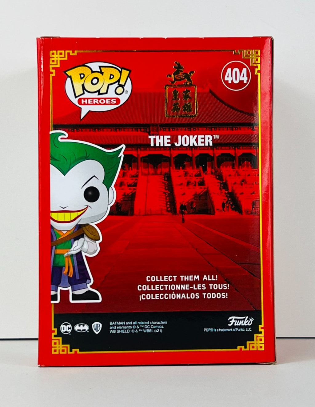 Funko POP Vinyl - Heroes - DC - The Joker - #404 Metallic SC 2021 [1]