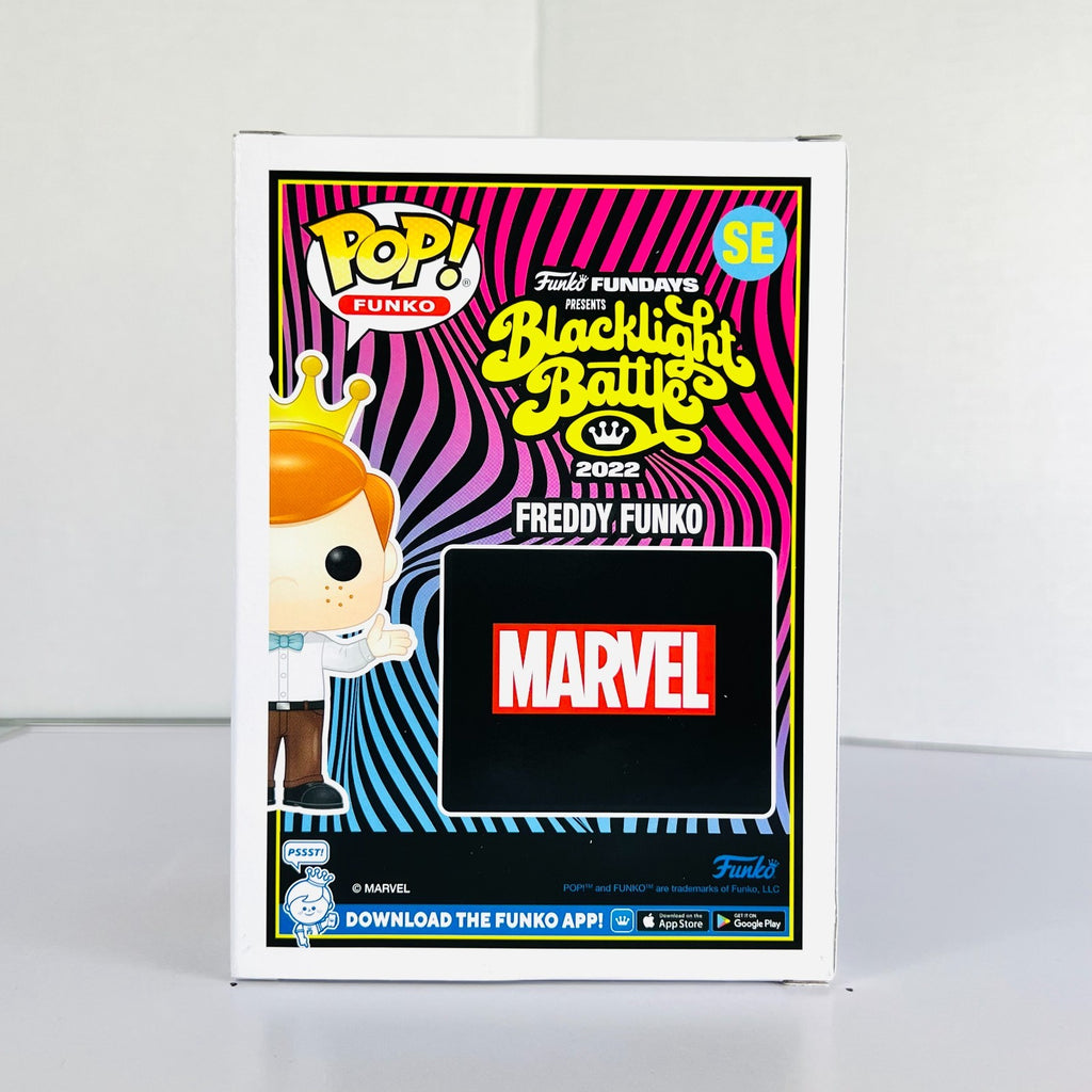 Funko POP Vinyl - Blacklight Battle - Freddy Funko as Spider-Man - 4000 Pcs