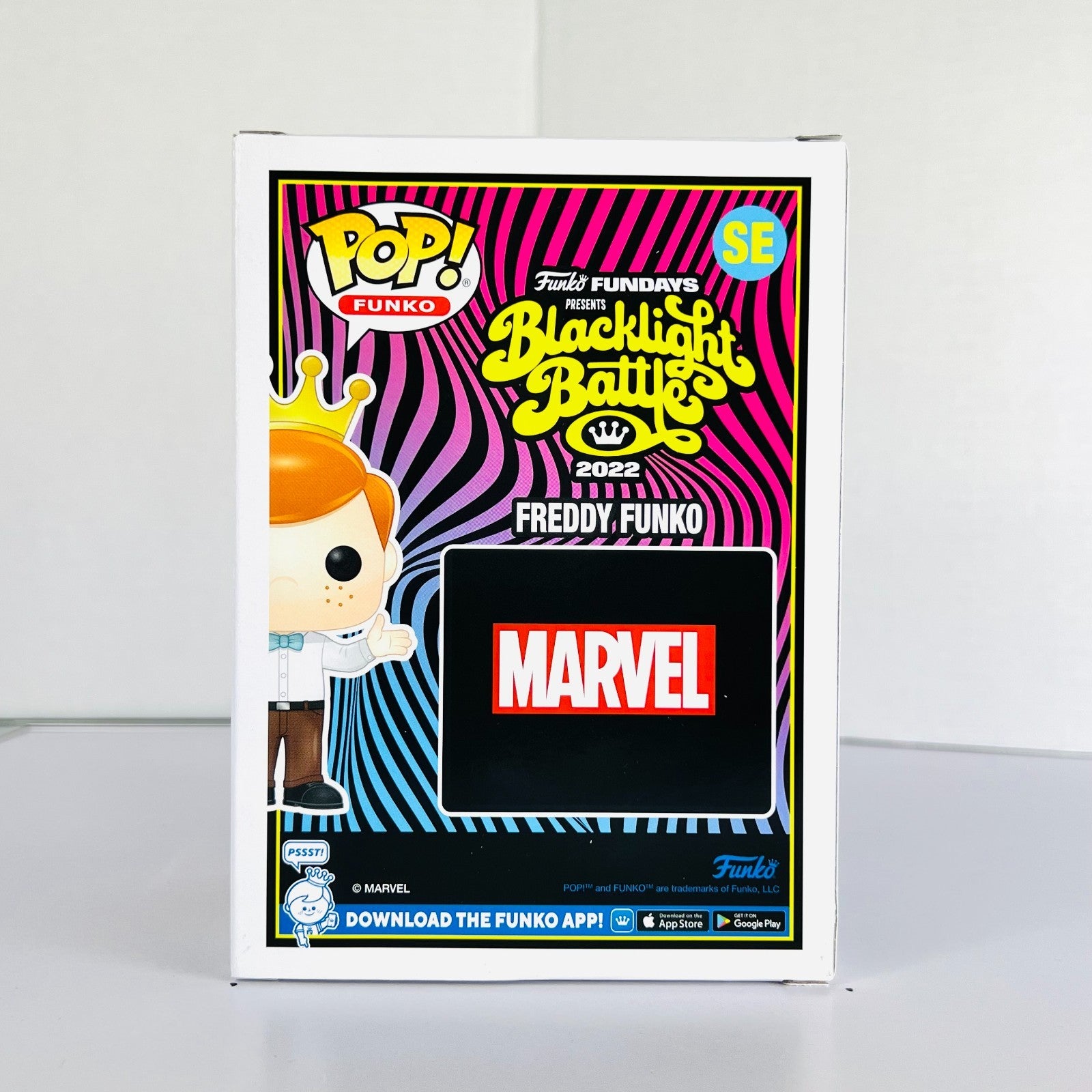 Funko POP Vinyl - Blacklight Battle - Freddy Funko as Spider-Man - 4000 Pcs