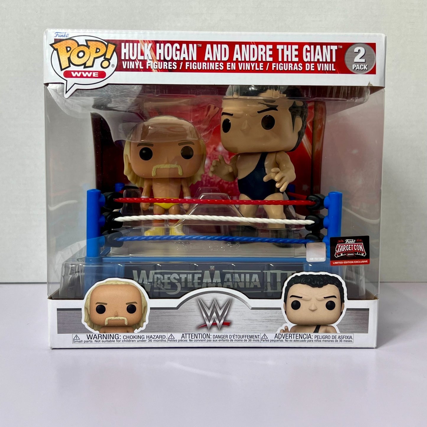 Funko POP Vinyl - WWE - Hulk Hogan And Andre The Giant - 2 Pack Target Con