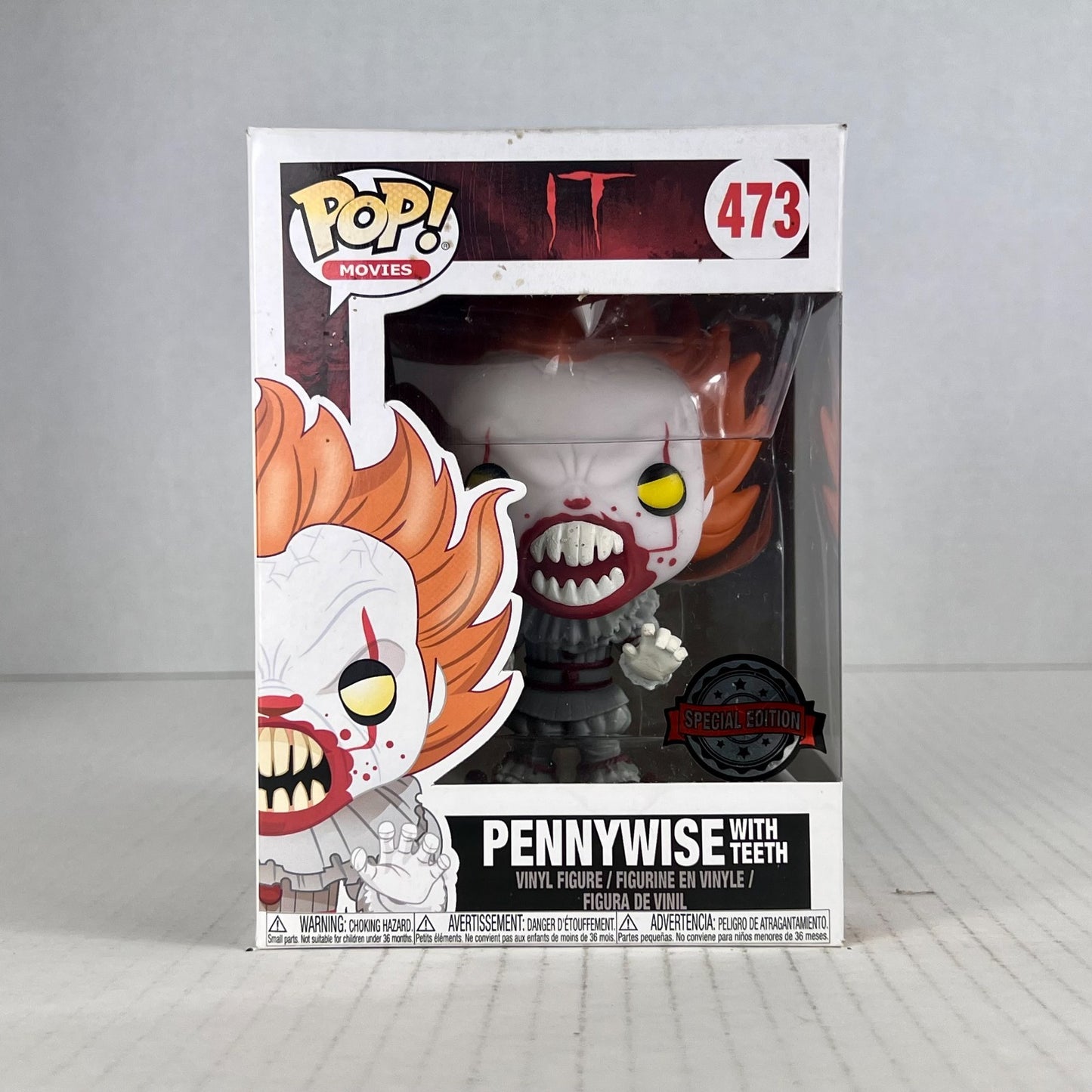 Funko POP Vinyl - Movies - IT - Pennywise With Teeth - #473