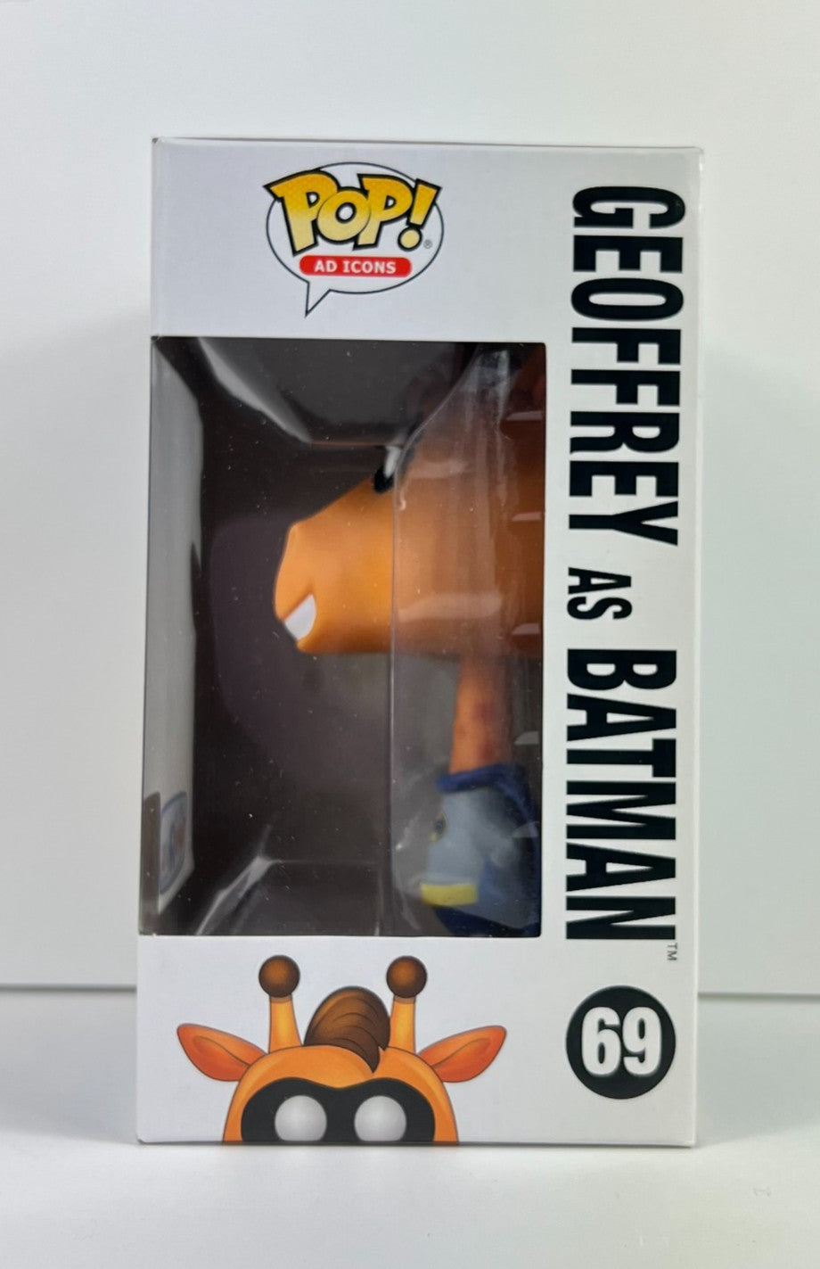 Funko POP Vinyl - Ad Icons - ToysRUs - DC - Geoffrey as Batman - #69