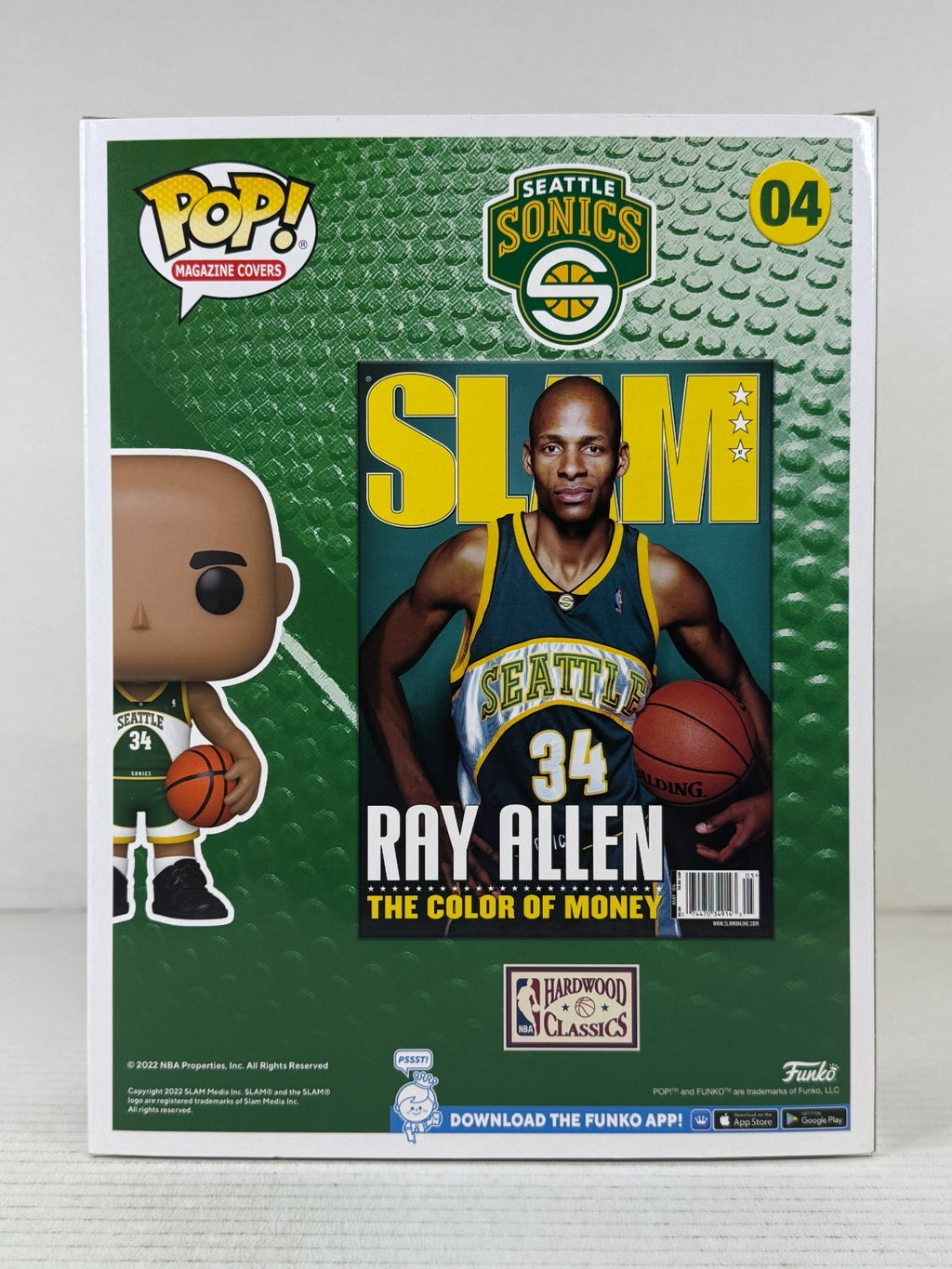 Funko POP Vinyl - Magazine Covers - Slam - Seattle Sonics - Ray Allen - #04