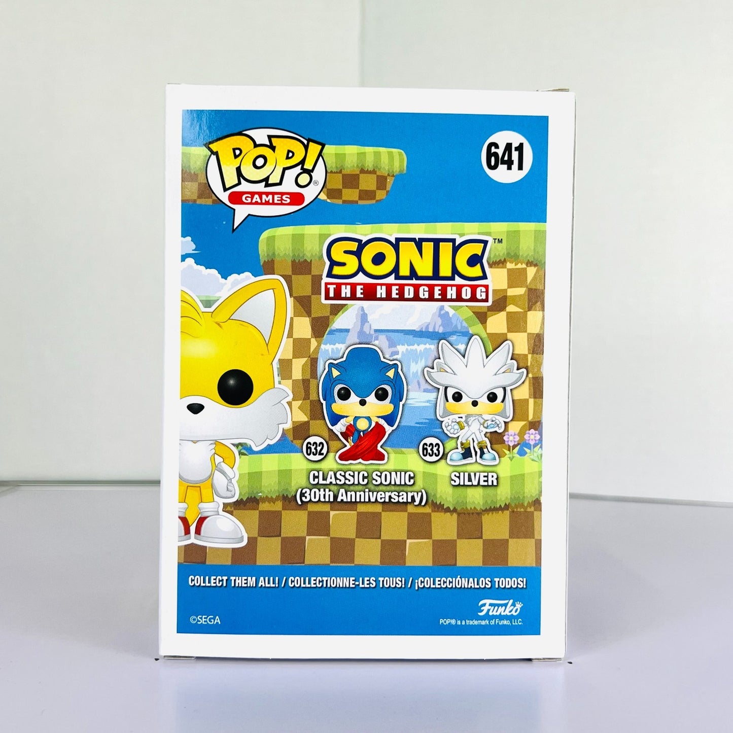 Funko POP Vinyl - Games - Sonic The Hedgehog - Tails - #641 Flocked Target Con